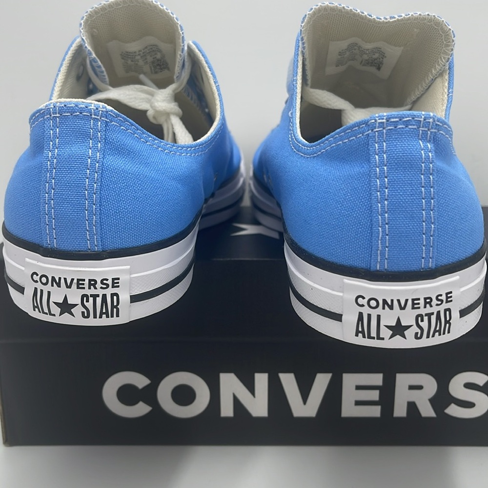 Vans Men’s A04545F CTAS OX LT. BLUE Platforms Sneakers Chuck Taylor All Stars - Picture 13 of 16